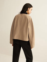Minimalist Bol Kesim Düz Blazer Ceket - Phentora