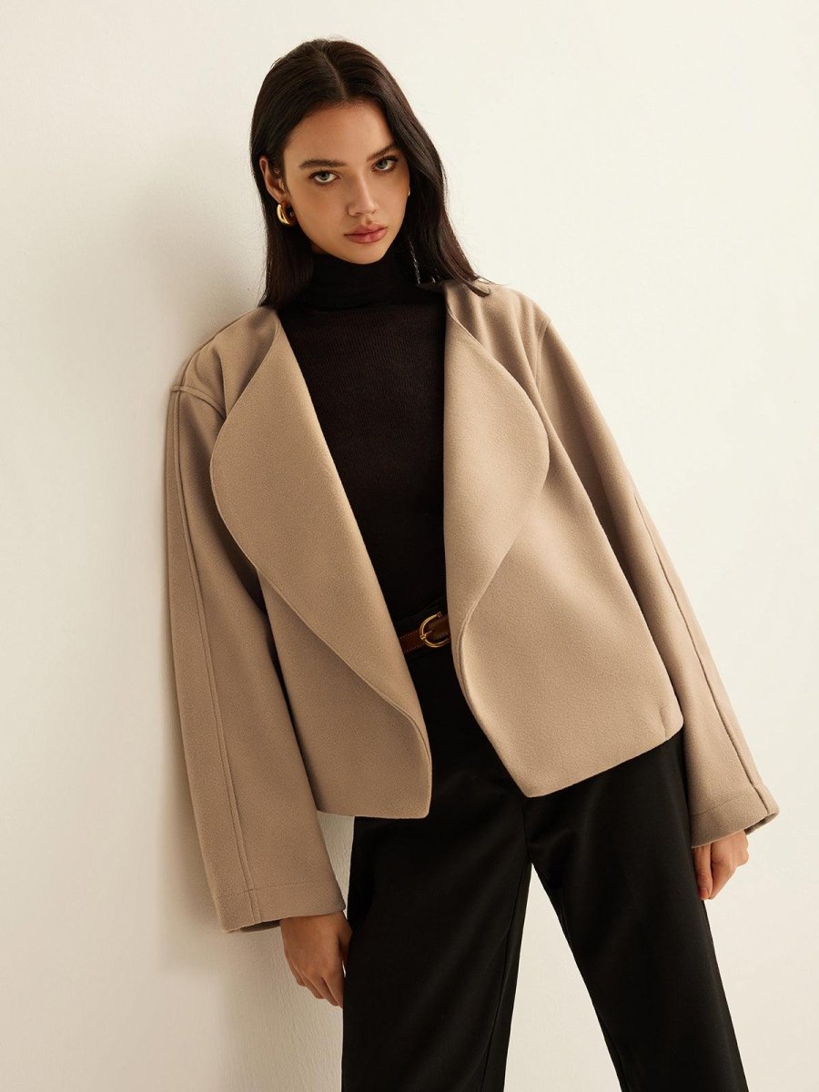 Minimalist Bol Kesim Düz Blazer Ceket - Phentora