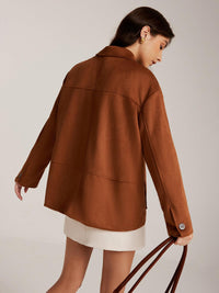 Rustic Charm Bol Kesim Ceket - Phentora