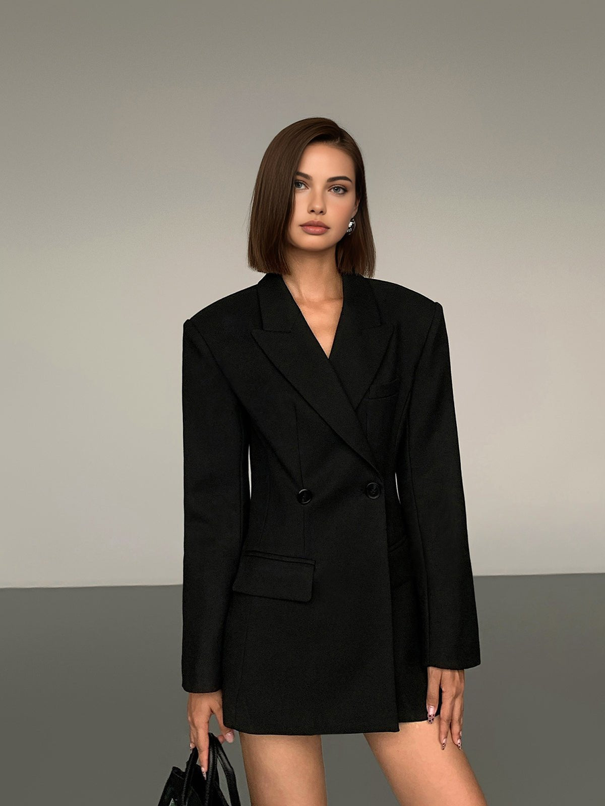 Temel İnce Düğmeli Blazer - Phentora