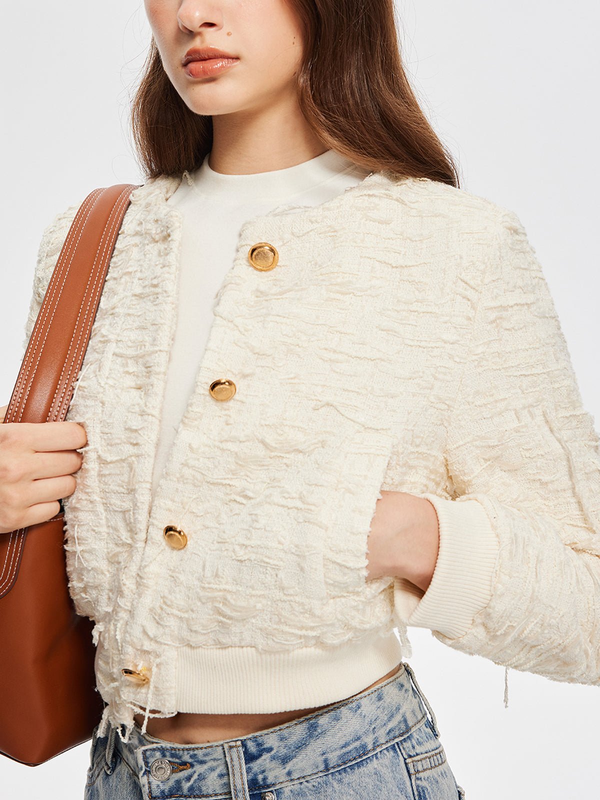 Şık Kesim Kısa Blazer Ceket - Phentora