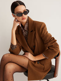 Süet Arka Yırtmaçlı Blazer - Phentora