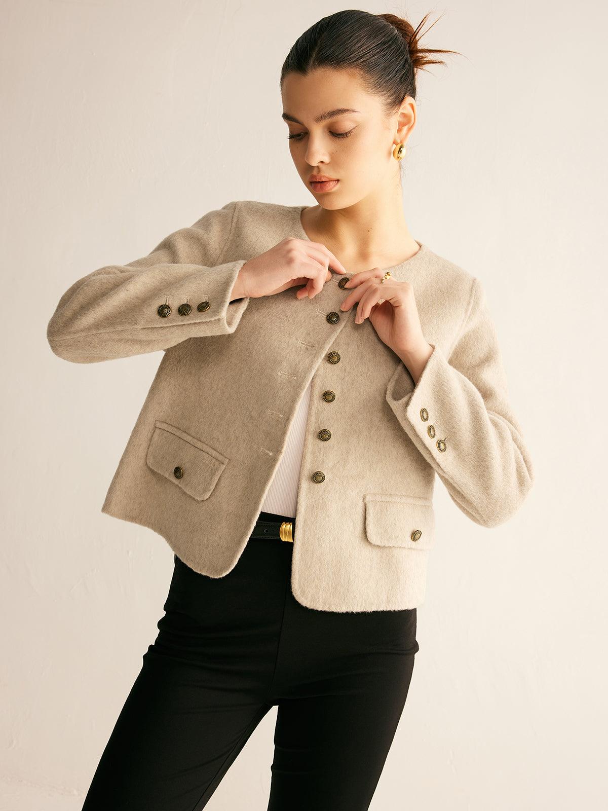 Soft Klasik Wool Ceket - Phentora