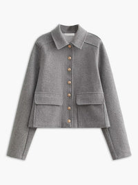 Cambridge Kısa Kesim Yün Blazer Ceket - Phentora