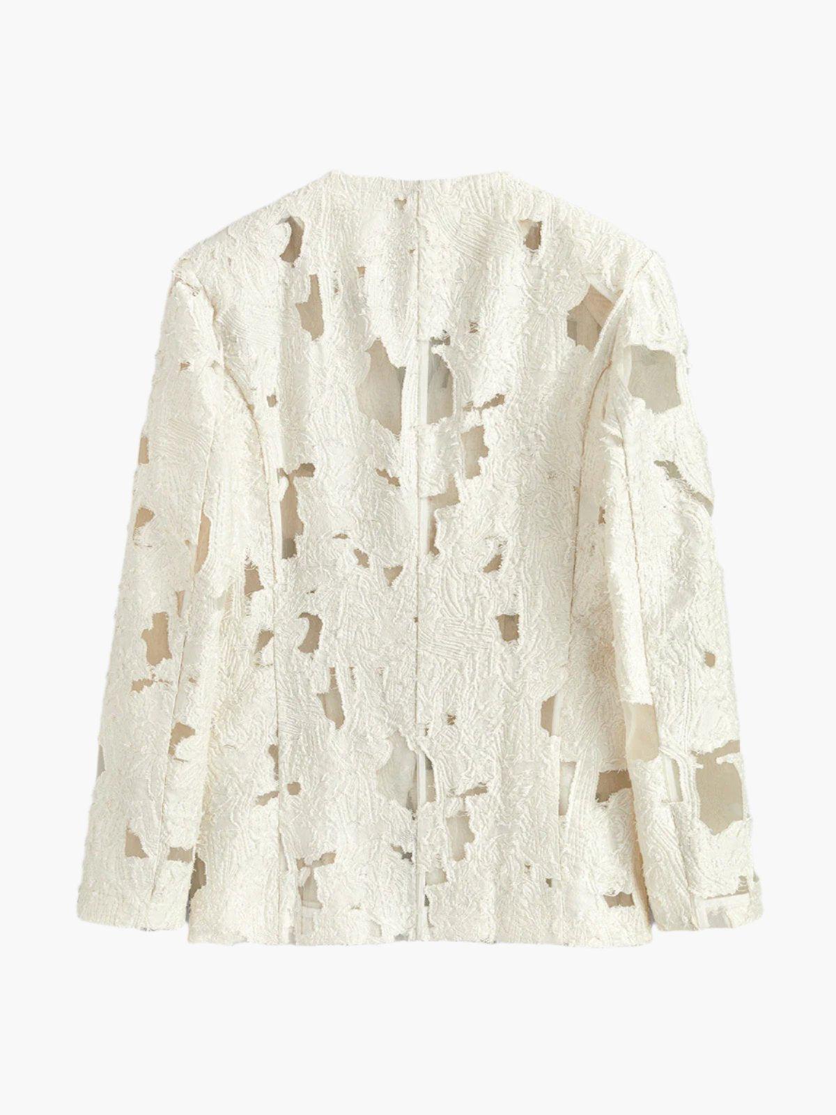 Ethereal Lace Blazer Ceket - Phentora