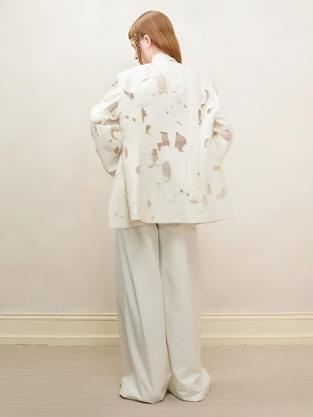 Ethereal Lace Blazer Ceket - Phentora