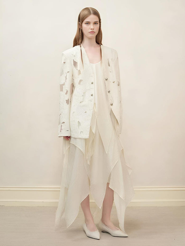 Ethereal Lace Blazer Ceket - Phentora