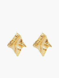 Minimalist Plise Küpe - Phentora