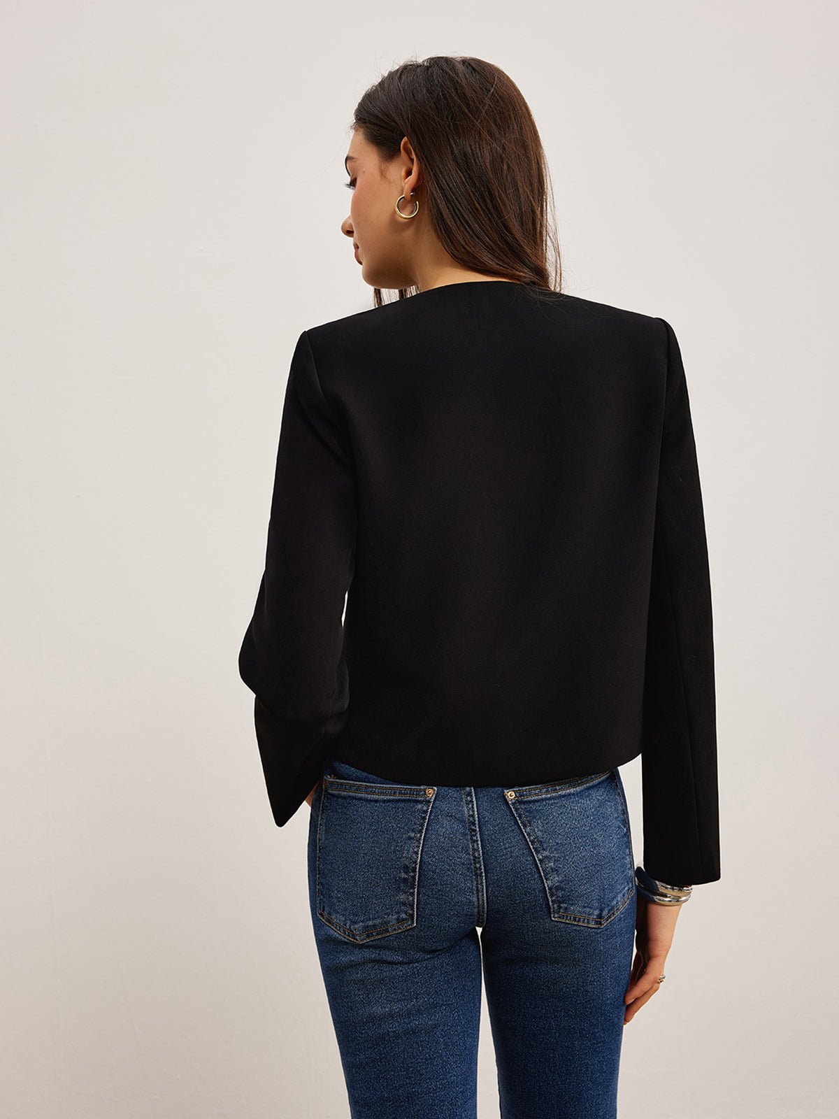 Kalp Düğmeli Normal Kesim Blazer - Phentora