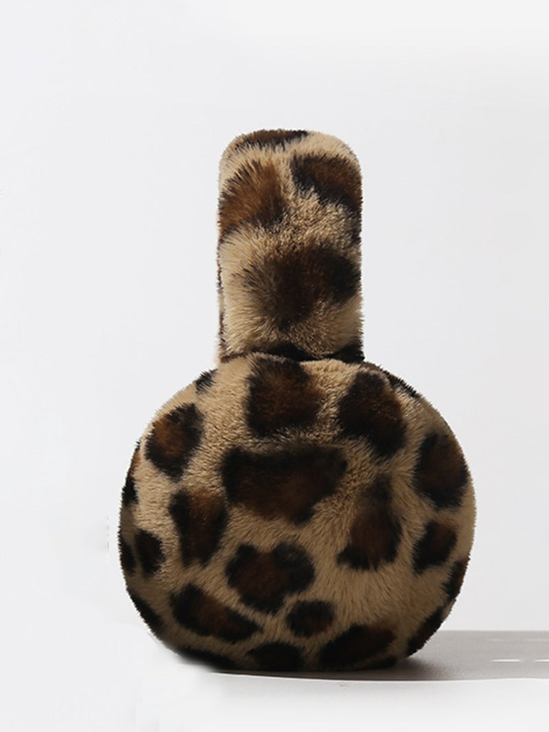 Leopar Kürklü Kulaklıklar - Phentora