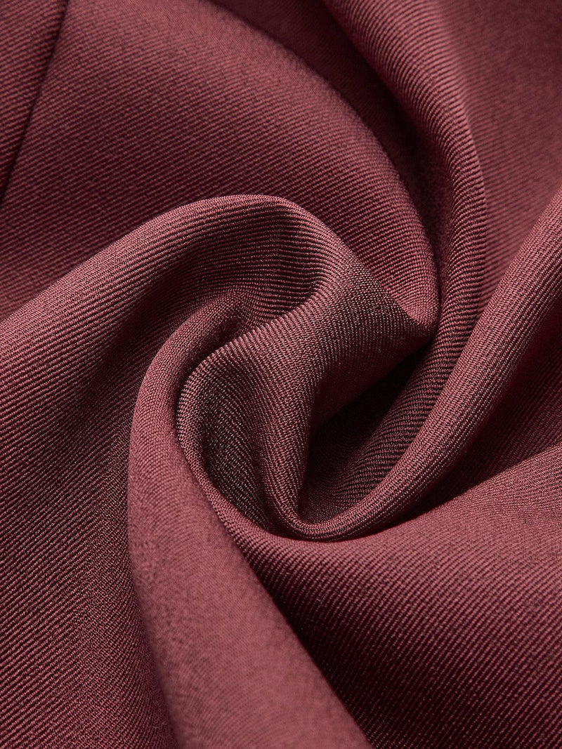Çift Düğmeli Bordo Klasik Blazer Ceket - Phentora