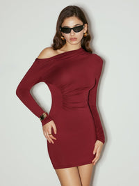 Asymmetrical Hip - Covering Kısa Elbise - Phentora