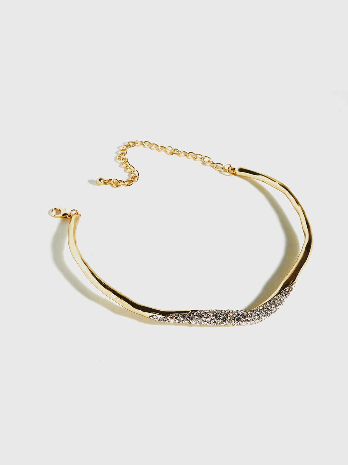 Düzensiz Ziron Choker Kolye - Phentora