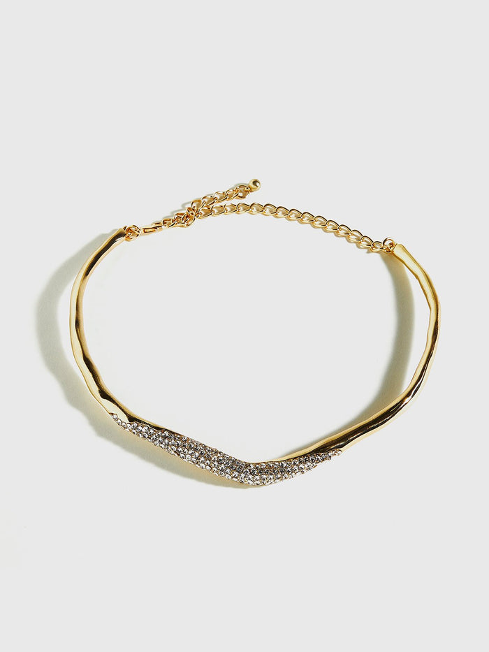 Düzensiz Ziron Choker Kolye - Phentora