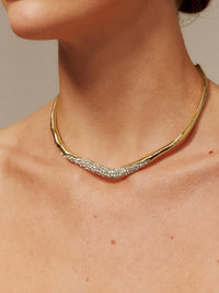 Düzensiz Ziron Choker Kolye - Phentora