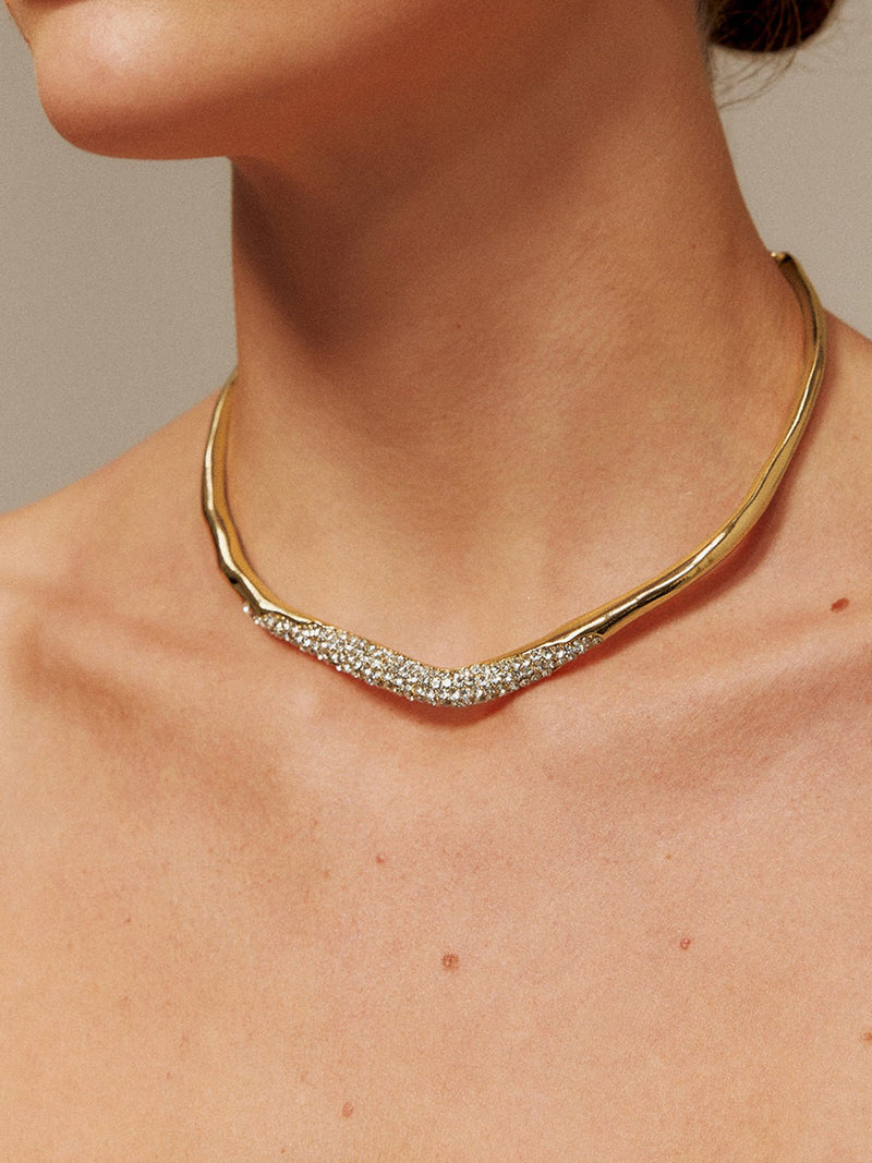 Düzensiz Ziron Choker Kolye - Phentora