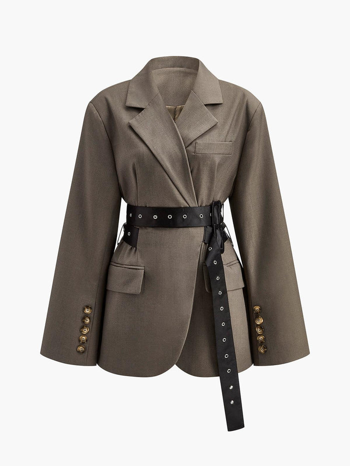 Kemer Detaylı Modern Blazer Ceket - Phentora
