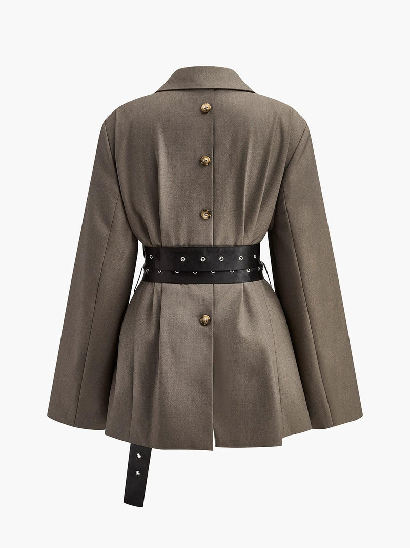 Kemer Detaylı Modern Blazer Ceket - Phentora