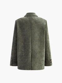 Kadife Bol Kesim Blazer Ceket - Phentora