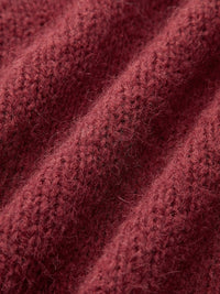 Zarif Yün Karışımlı Çiçekli Kazak - Phentora