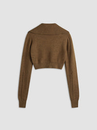 Cropped Hırka with Collar - Phentora