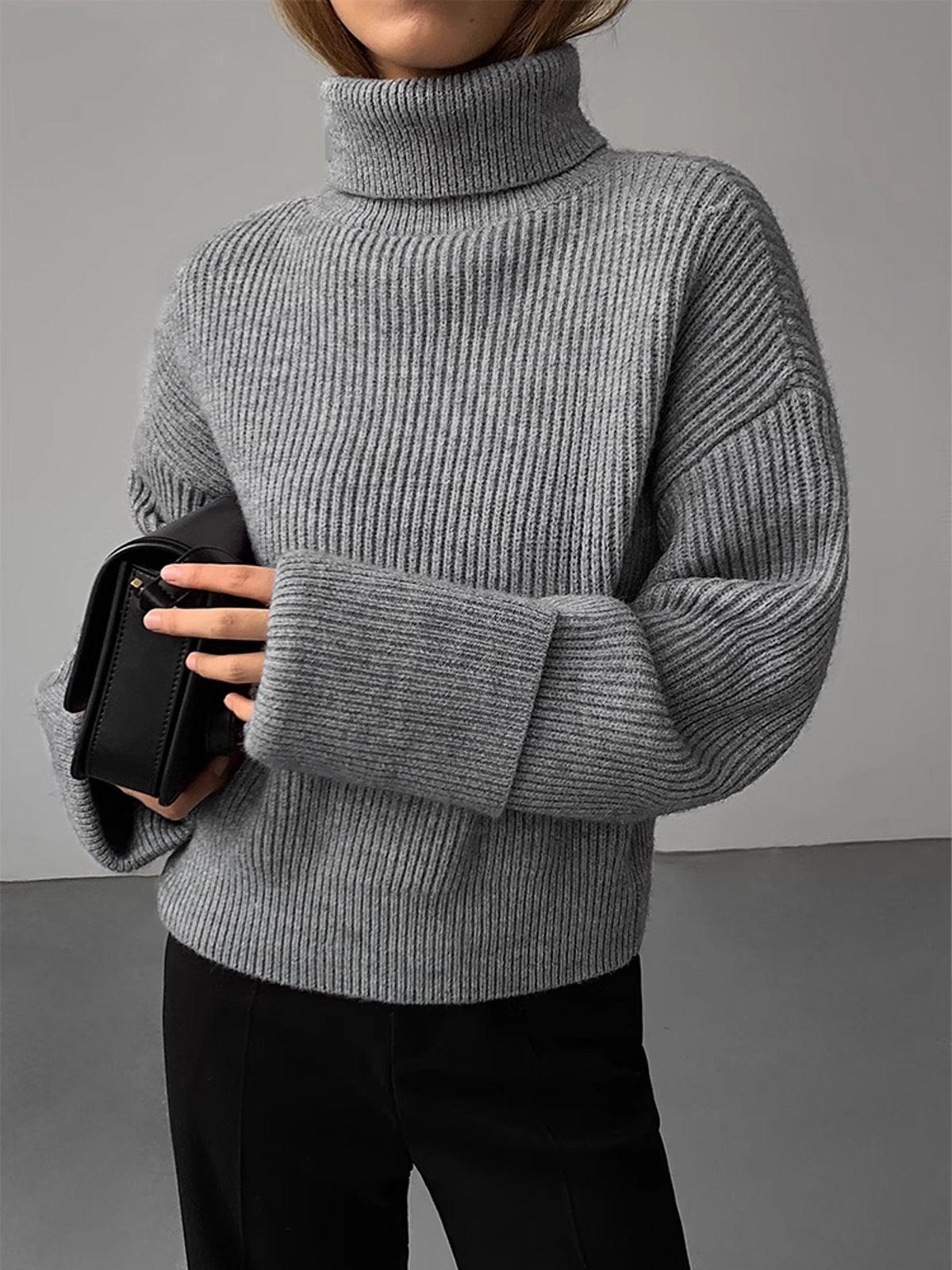 Stil Oversize Boğazlı Kazak - Phentora