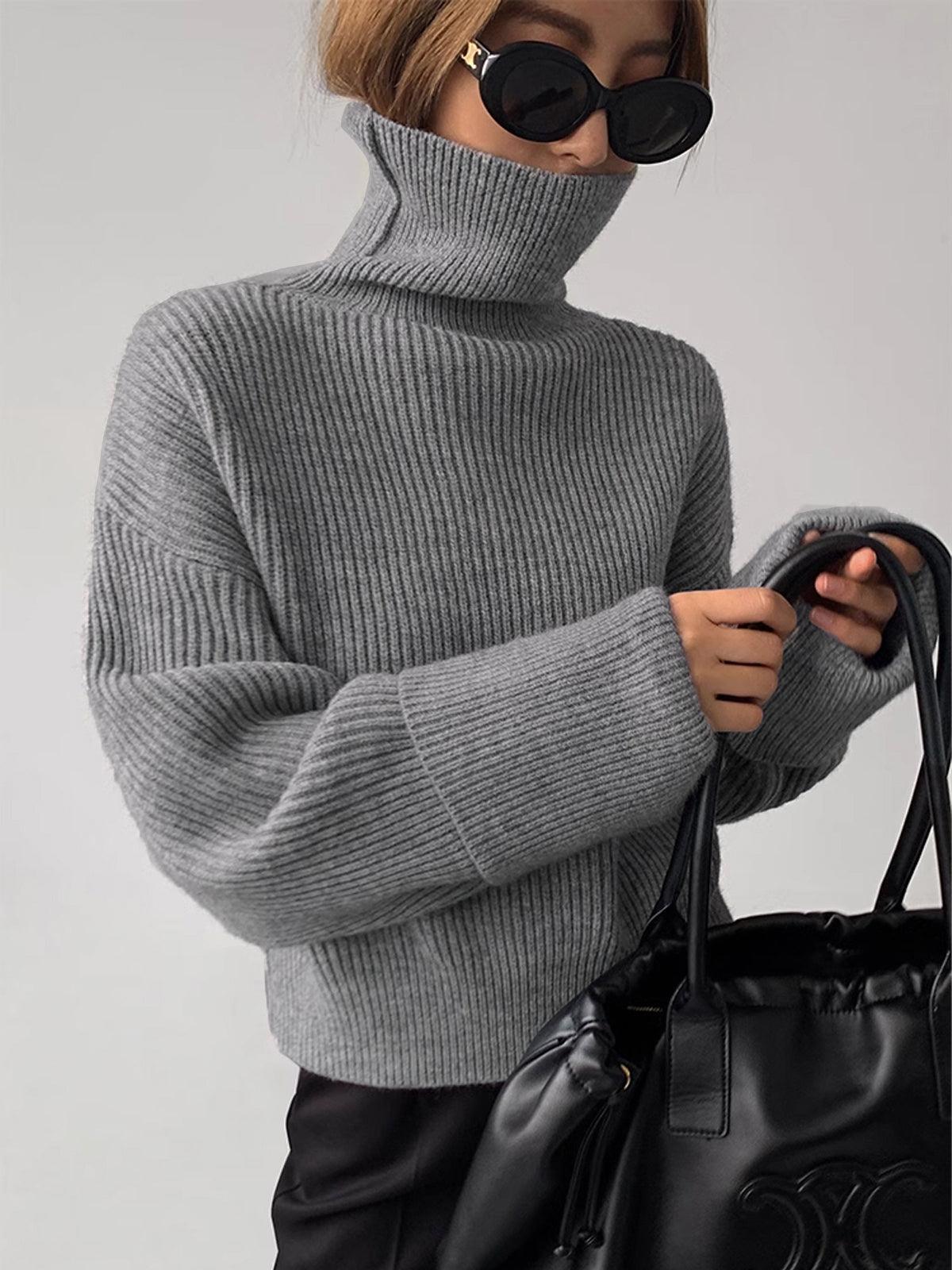 Stil Oversize Boğazlı Kazak - Phentora
