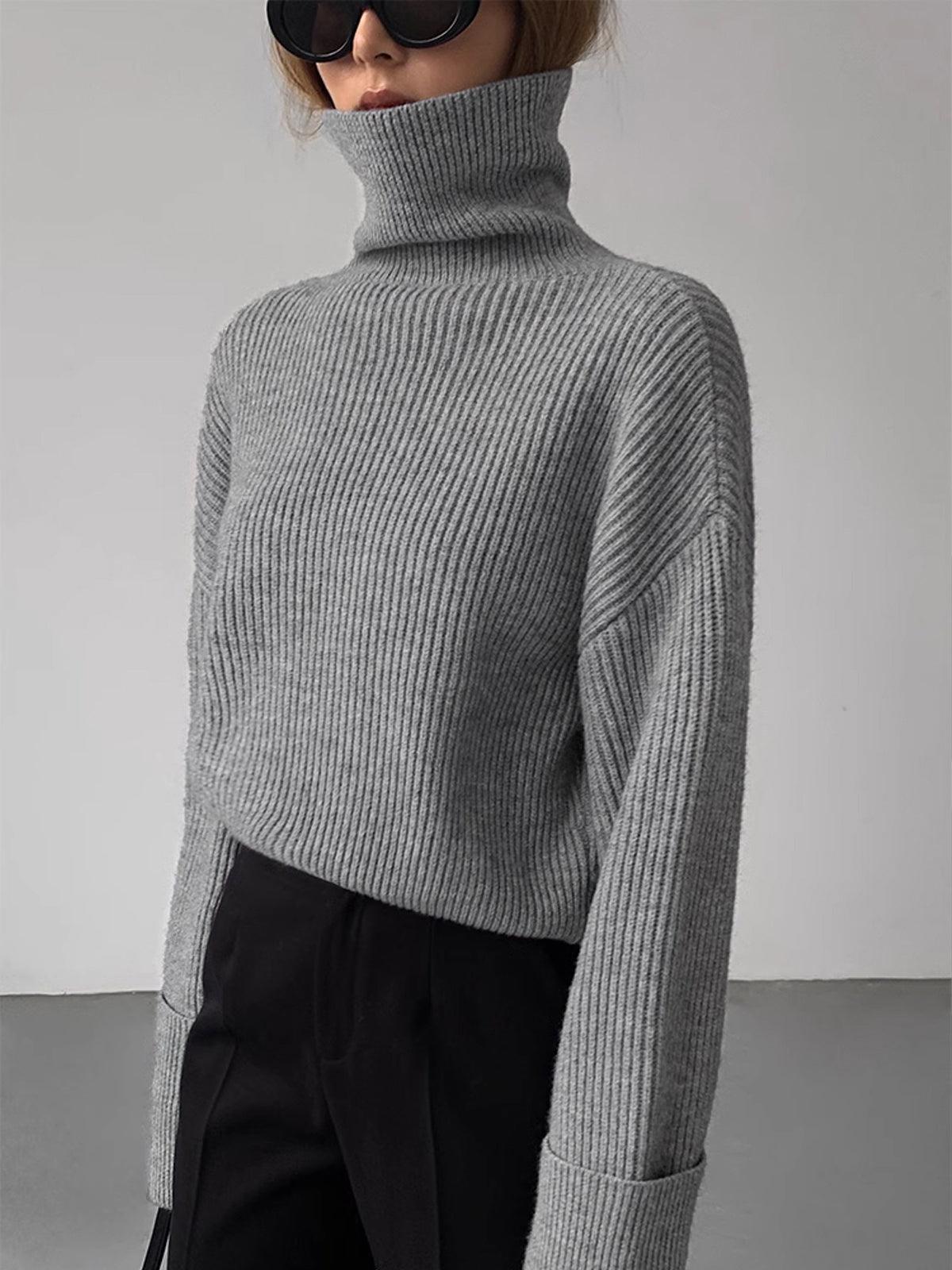 Stil Oversize Boğazlı Kazak - Phentora