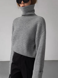 Stil Oversize Boğazlı Kazak - Phentora