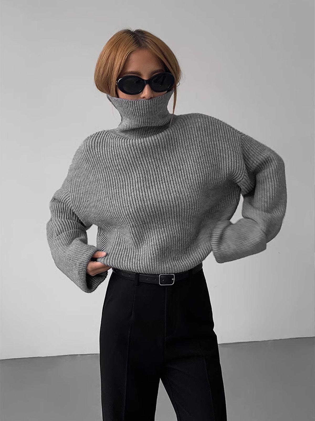 Stil Oversize Boğazlı Kazak - Phentora