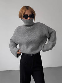 Stil Oversize Boğazlı Kazak - Phentora