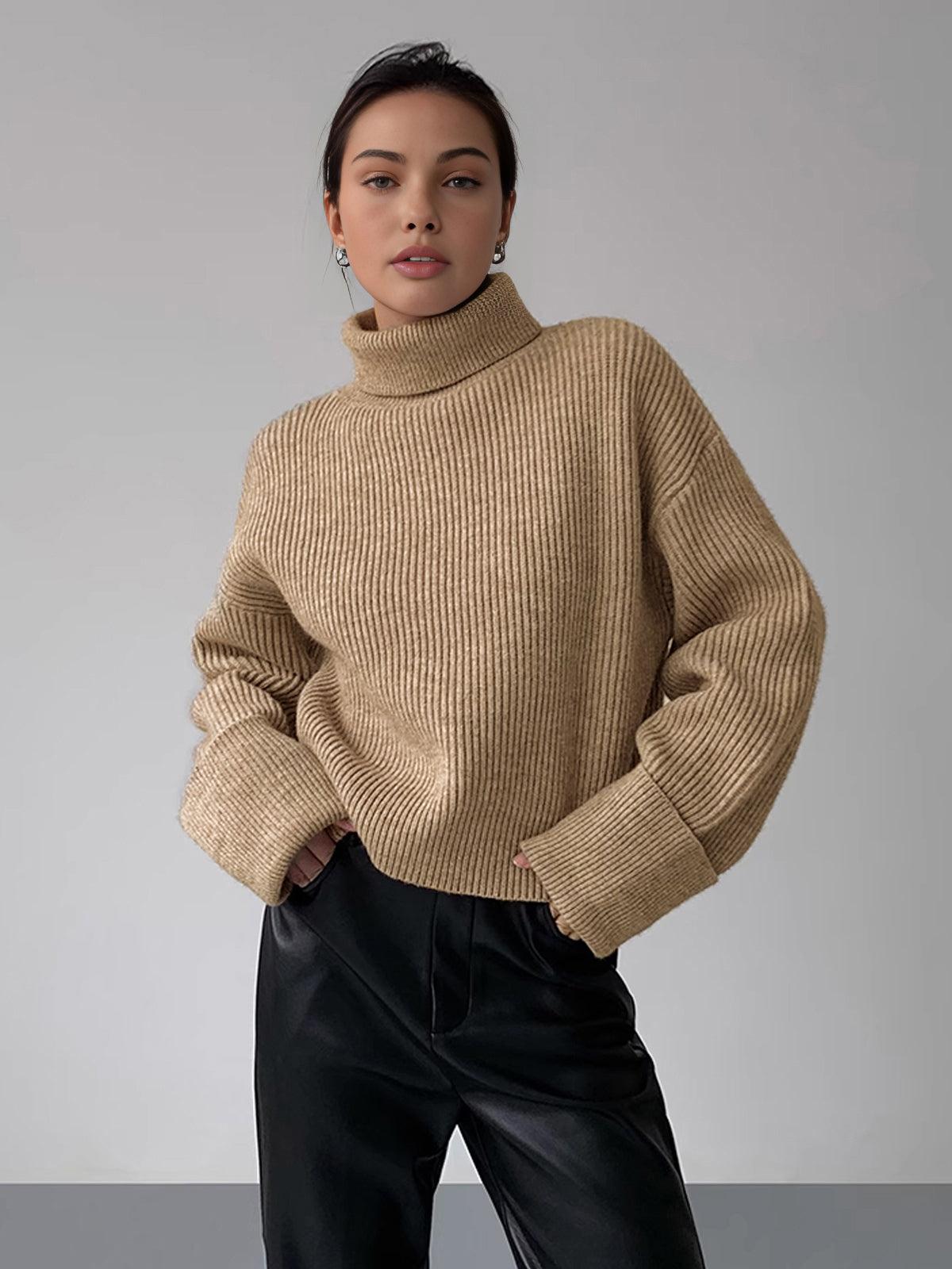 Stil Oversize Boğazlı Kazak - Phentora