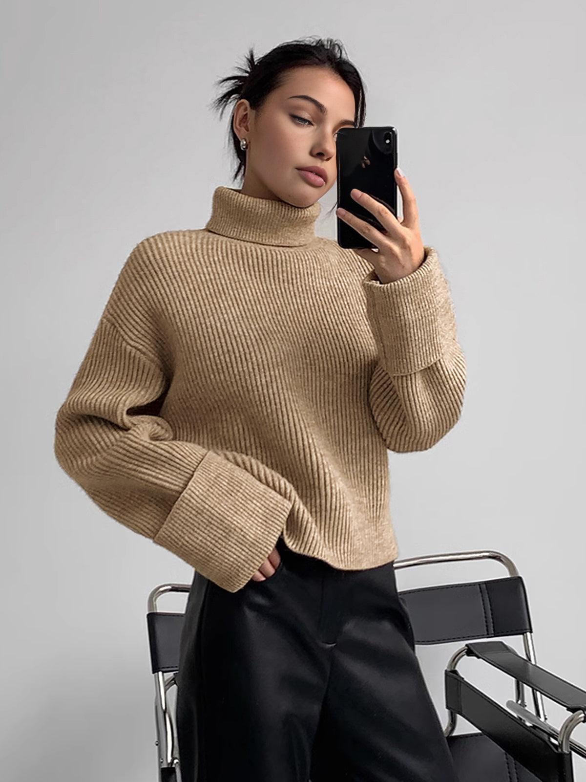 Stil Oversize Boğazlı Kazak - Phentora