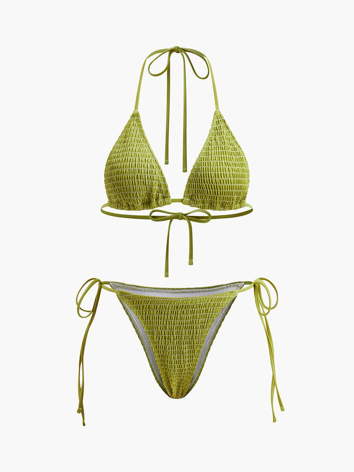 Şık Gipe Üçgen Bikini Şık Bağlama Askılarıyla - Phentora