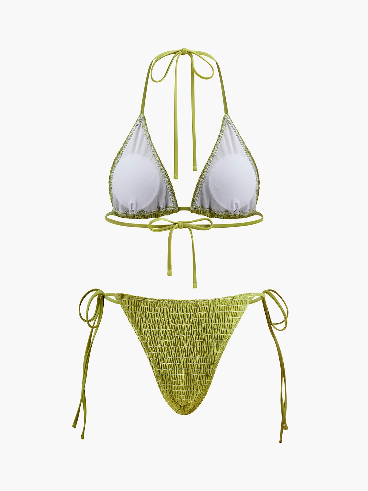 Şık Gipe Üçgen Bikini Şık Bağlama Askılarıyla - Phentora