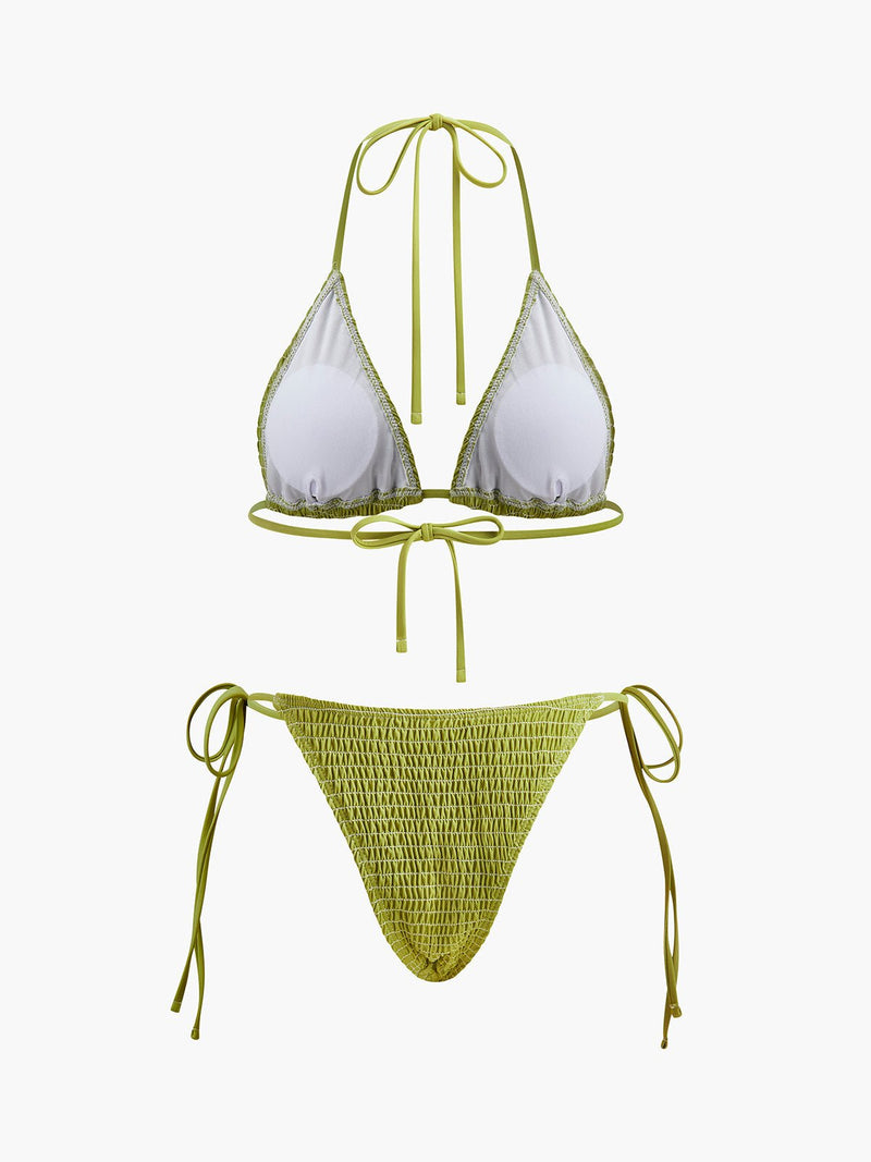 Şık Gipe Üçgen Bikini Şık Bağlama Askılarıyla - Phentora