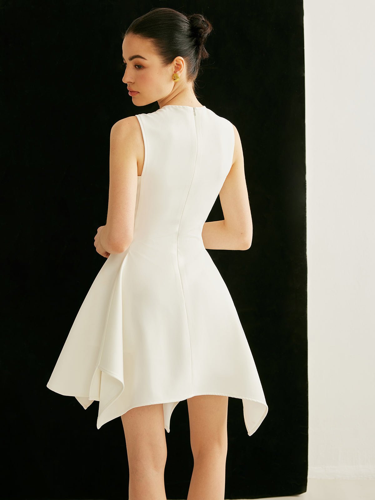 Pocket Detaylı Asymmetrical Elbise - Phentora