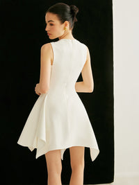 Pocket Detaylı Asymmetrical Elbise - Phentora