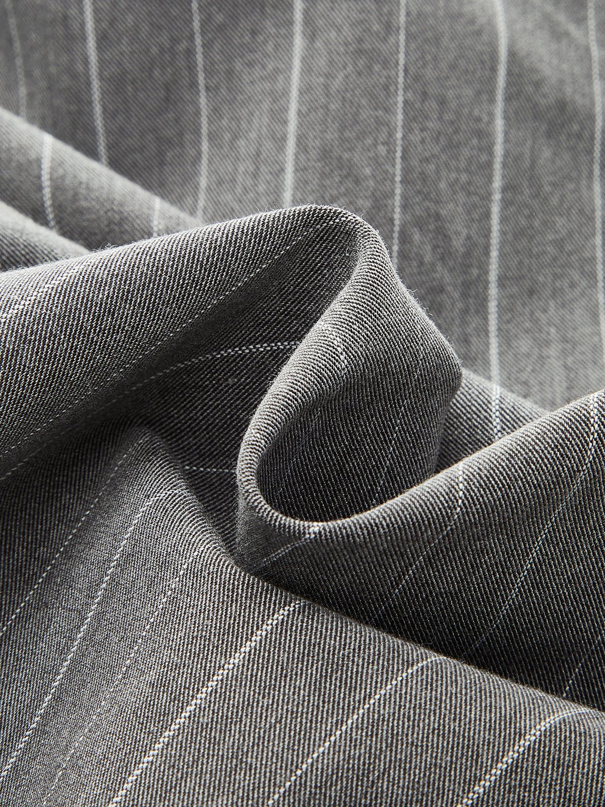 Kontrast Renkli Striped Asymmetrical Gömlek - Phentora