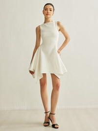 Pocket Detaylı Asymmetrical Elbise - Phentora