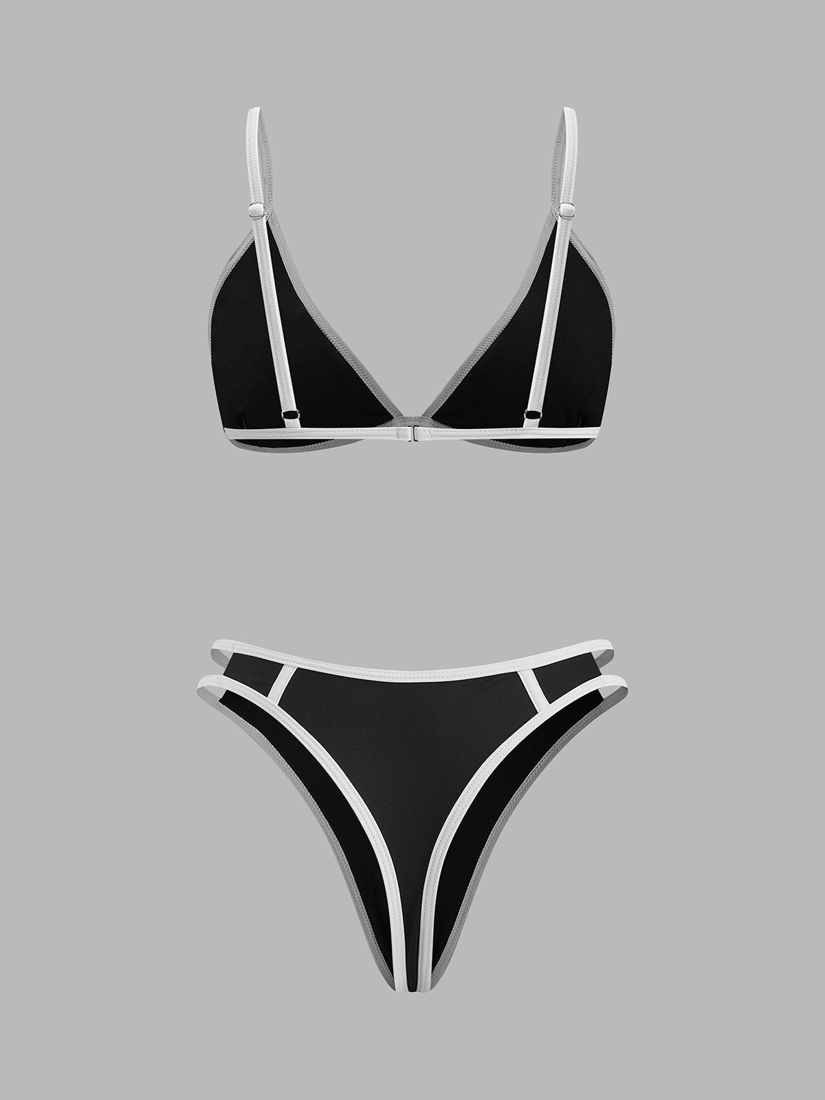 Şık Kontrast Kenar Detaylı Bikini Takımı ile Stil Sahibi Yaz Görünümü - Phentora