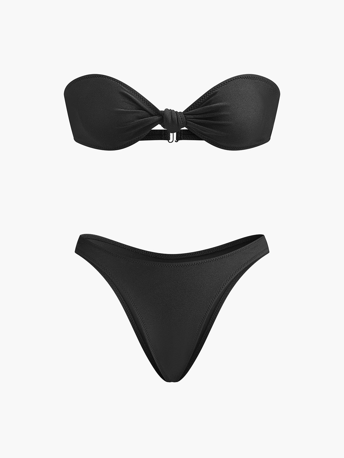 Şık Düğümlü Bandeau Bikini Takımı - Phentora