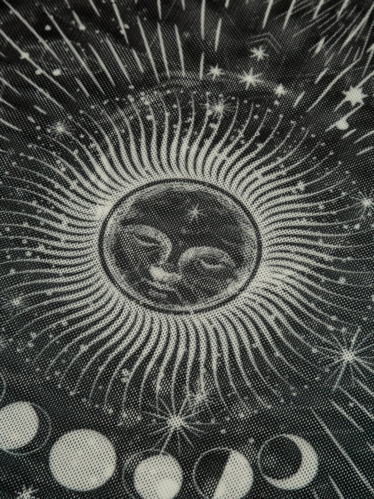 Gök Tasarım: Eşsiz Astroloji Baskılı Etek - Phentora