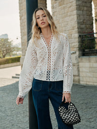 Embroidery Hollow - Out Detaylı Üst - Phentora
