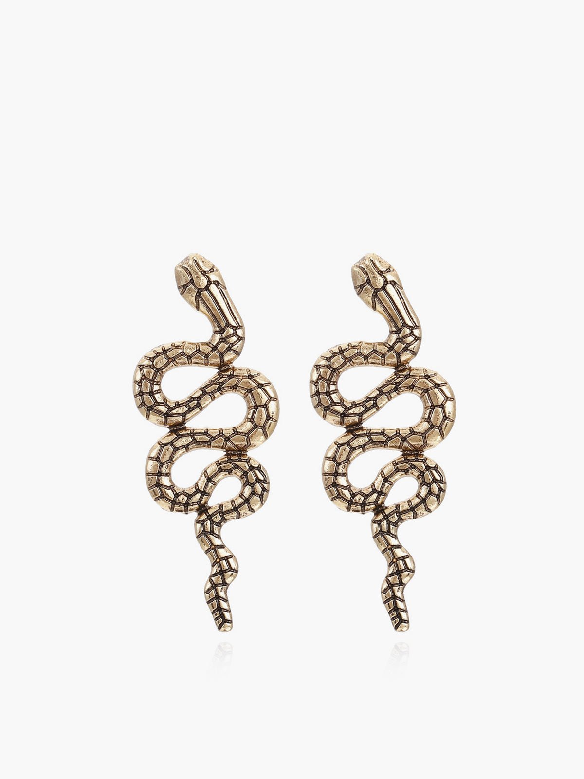 Şık Yılan İlhamlı Küpe - Phentora