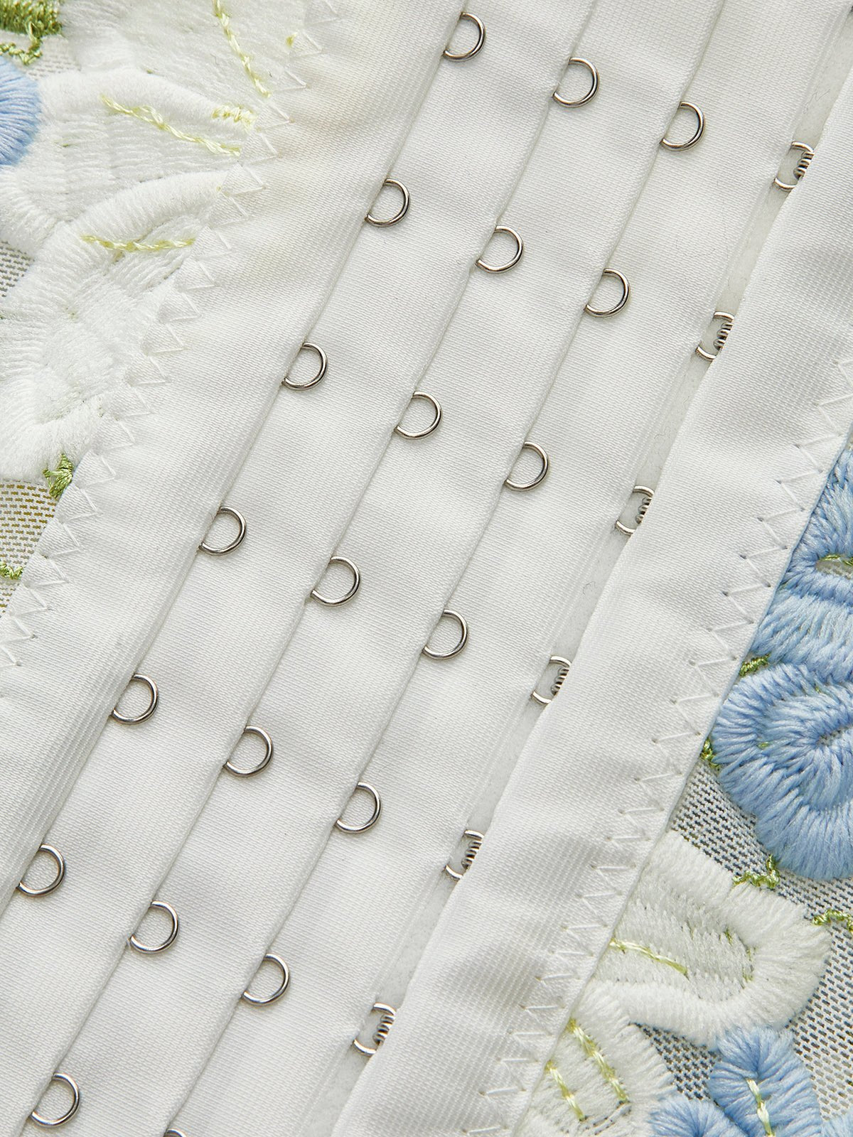 Çiçek Desenli Embroidered Sweetheart Korse - Phentora