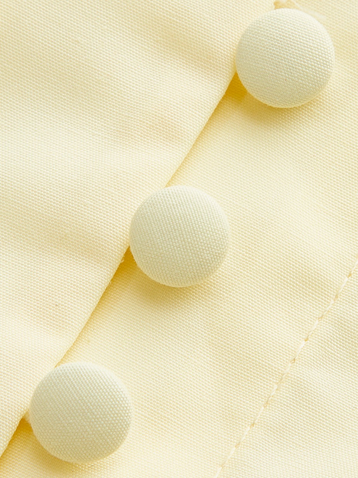 Buttoned Lantern Sleeve Kemerli Elbise - Phentora