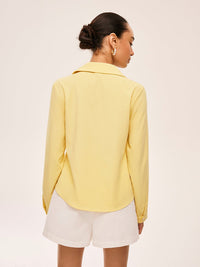 Collared Bağlamalı - Front Bluz - Phentora