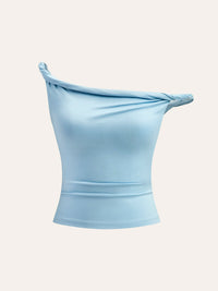 Asymmetrical Neck Tank Üst - Phentora