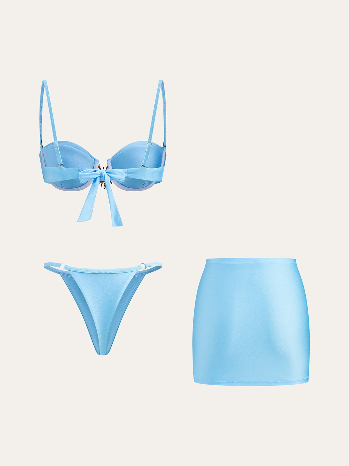 Charm Soleil Bikini Takımı ve Şık Pareo Etek - Phentora